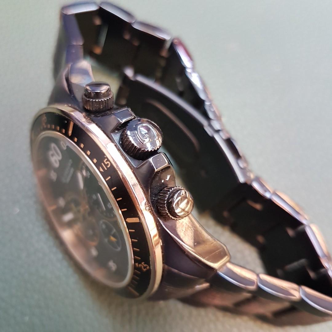 Giordano Black Bronze Mens Watch