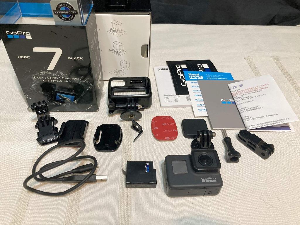 Gopro HERO 7 BLACK 全方位運動相機攝影機4k action camera 1200 萬