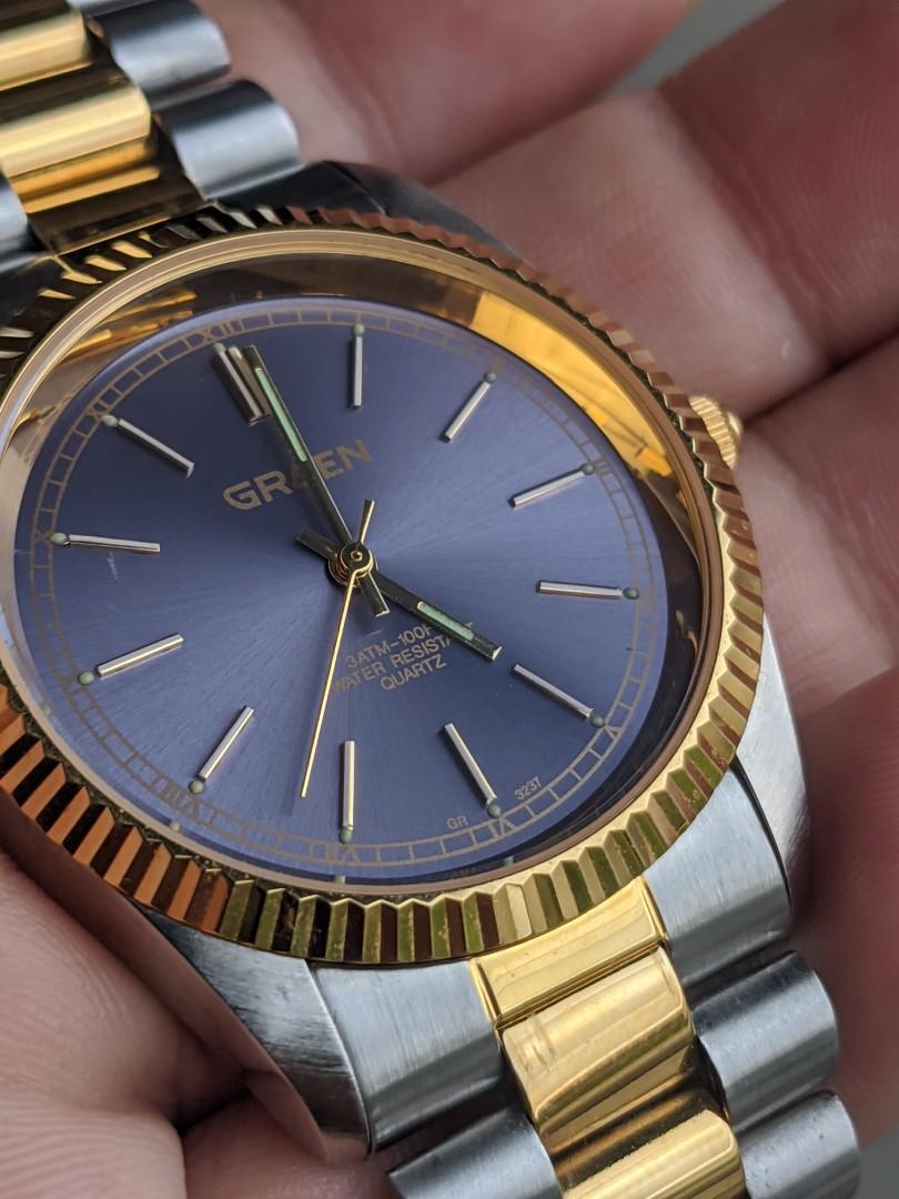 Gruen quartz mens watch best sale