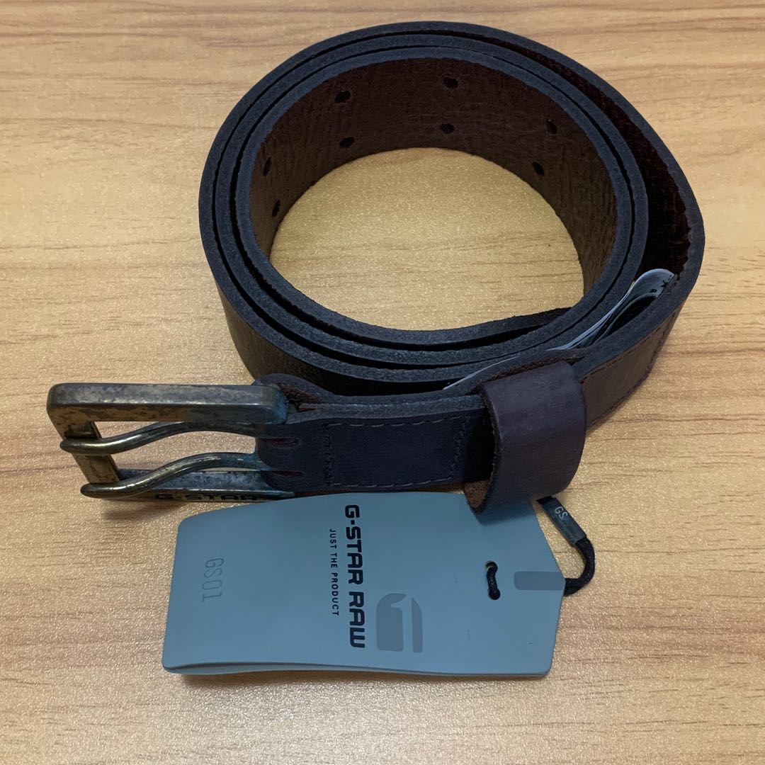 g star leather belt
