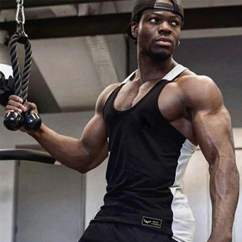 Mens gym clearance vest tops