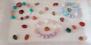 Handmade crystal bracelets