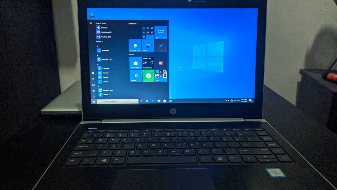 Hp Probook Laptop Murah Core I5 8th Gen 8gb Ram Electronics Computers Laptops On Carousell