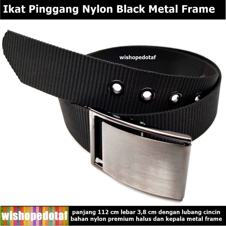 ikat pinggang pria nylon basic frame