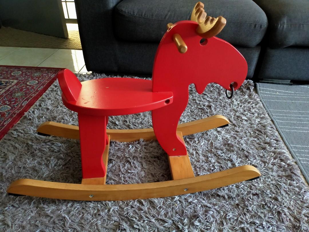 ikea ekorre rocking moose