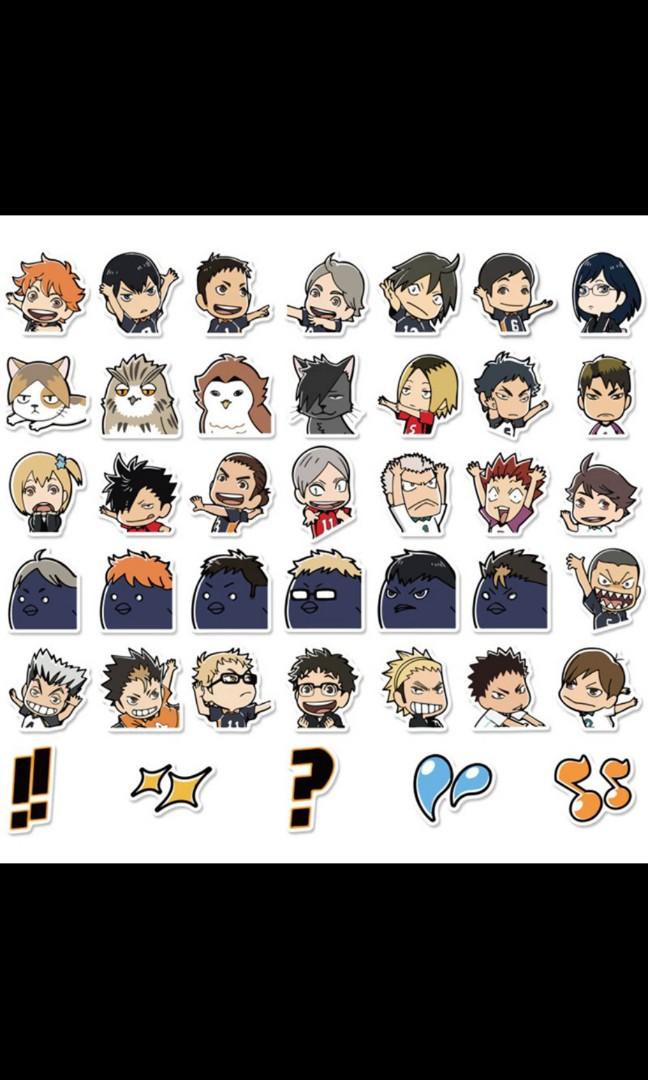 Instock Haikyuu Chibi Stickers Entertainment J Pop On Carousell Decorate your laptops, water bottles, helmets, and cars. instock haikyuu chibi stickers