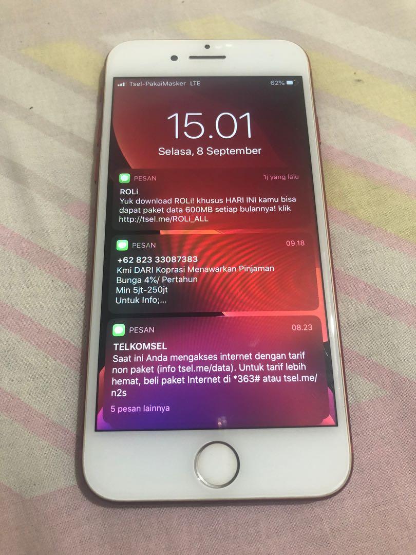 Iphone 7 Product Red 32gb Batangan Telepon Seluler Tablet Iphone Iphone 7 Series Di Carousell