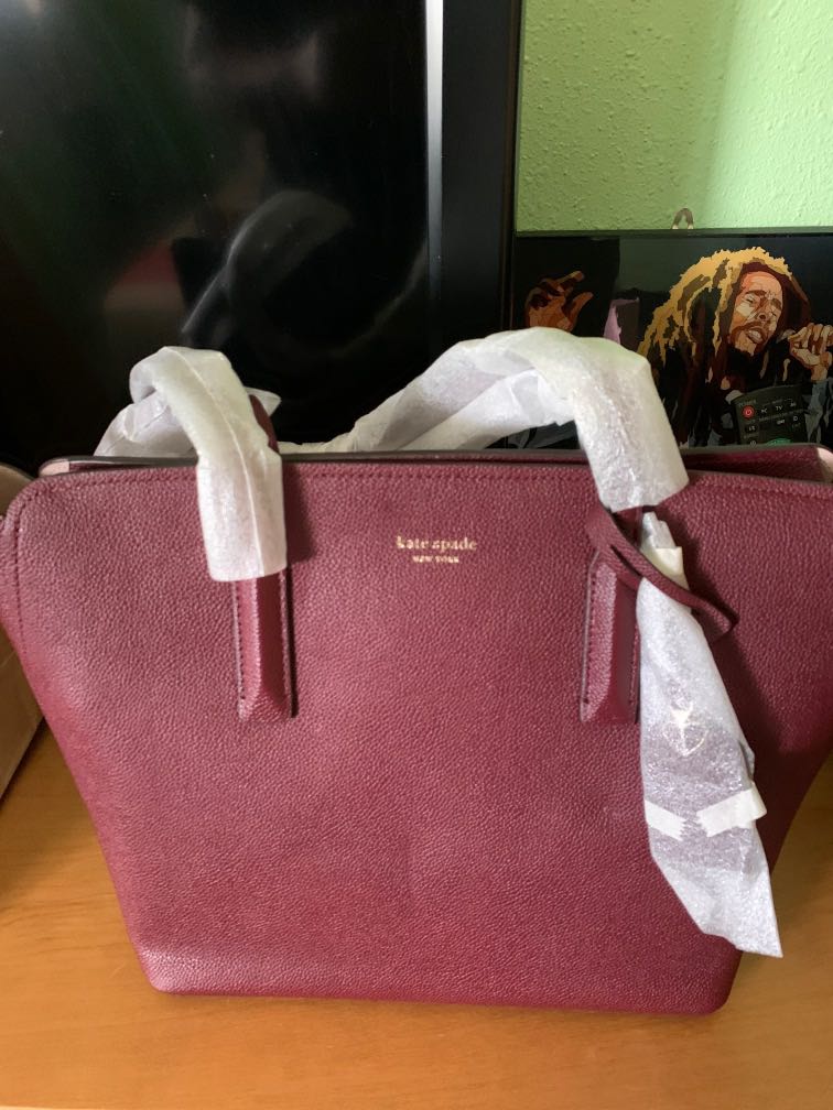 Kate spade cherrywood medium tote Luxury Bags Wallets on Carousell
