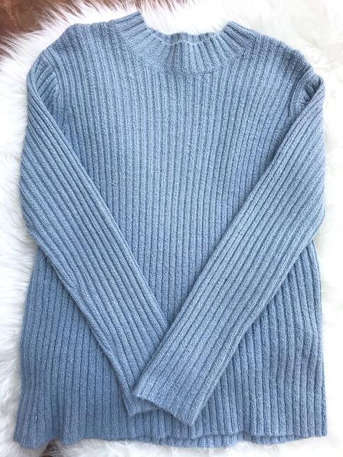 Knitwear Baby blue Women s Fashion Tops Blouses on Carousell