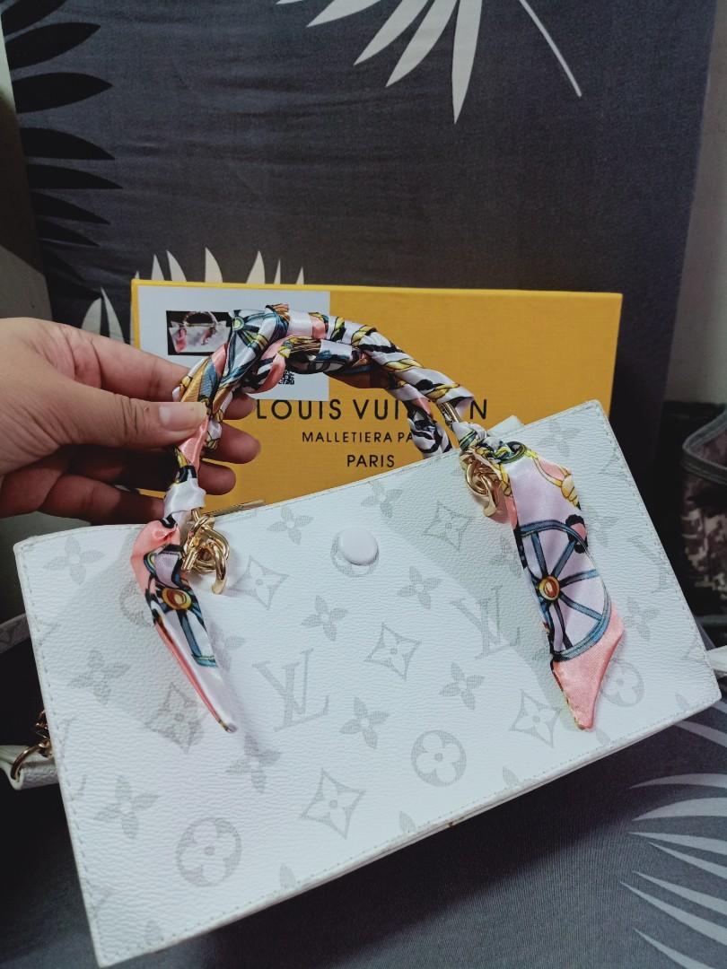 lv white sling bag