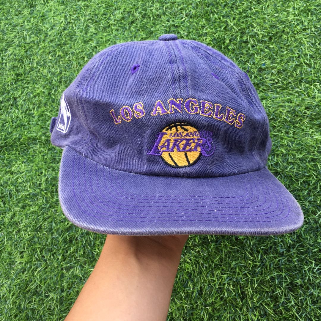 Lakers throwback hat top