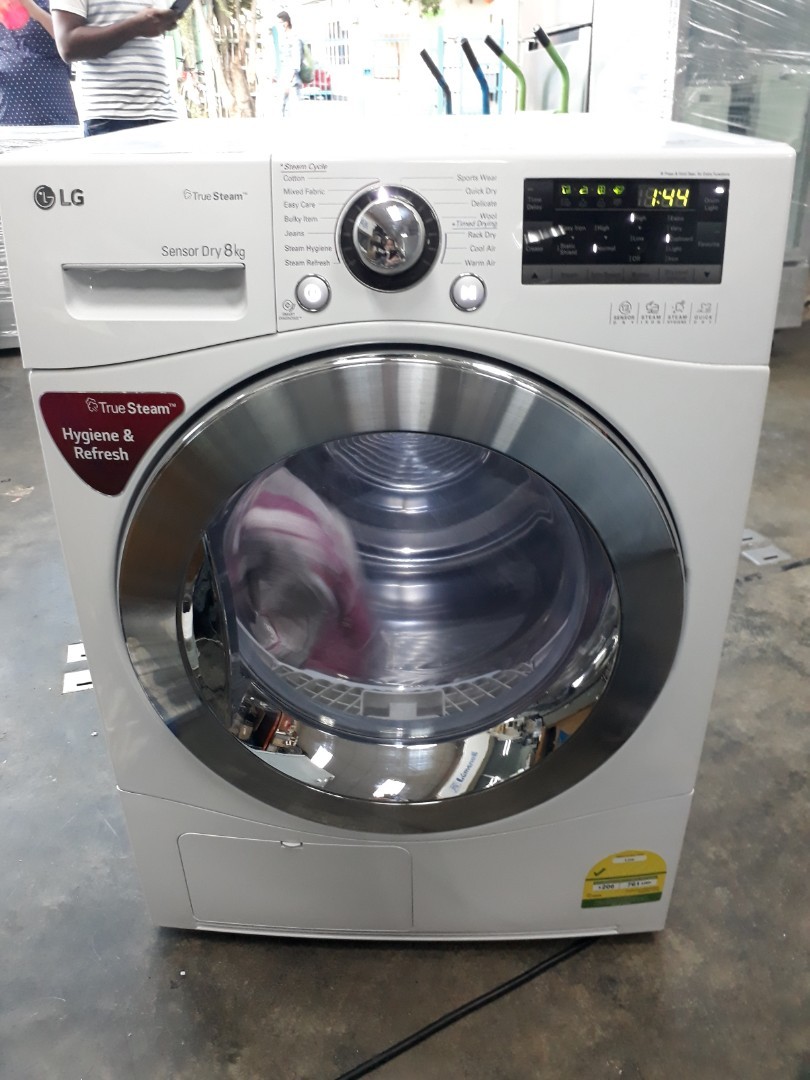 Lg 8kg condenser dryer TDc8066s, TV & Home Appliances, Washing