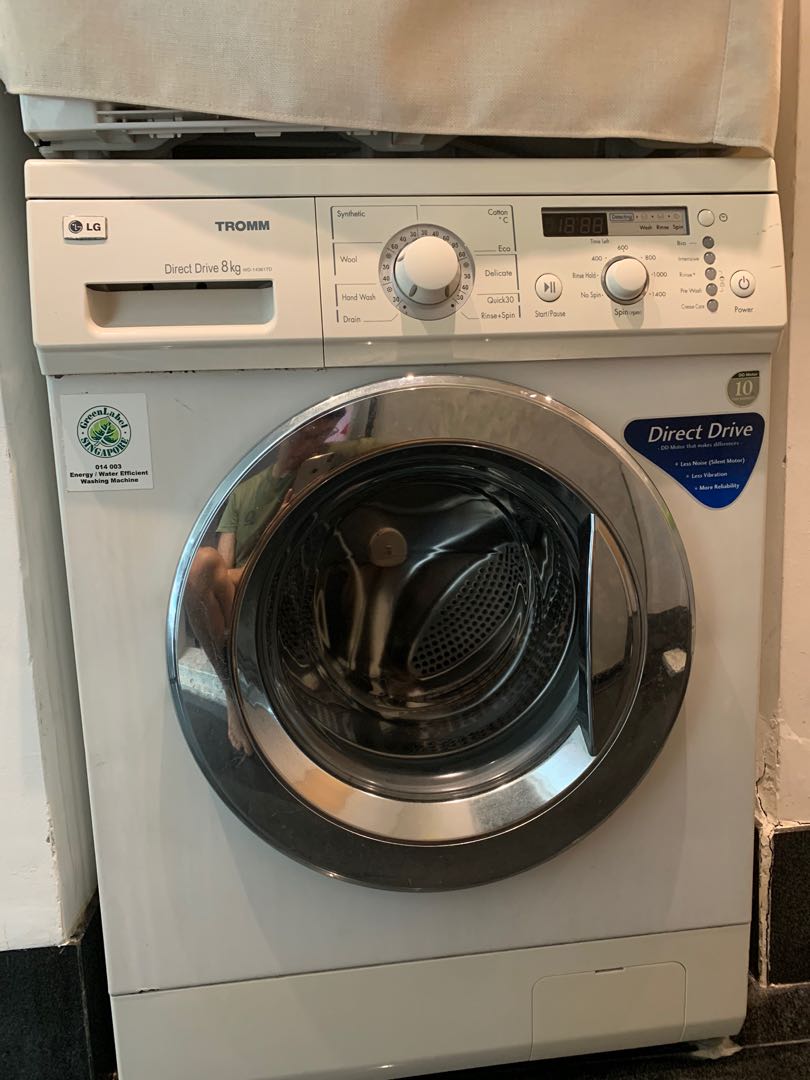 LG Direct Drive 8kg Washing Machine, TV & Home Appliances, Washing