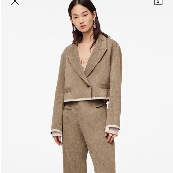 Limited edition cropped blazer zara Clearance