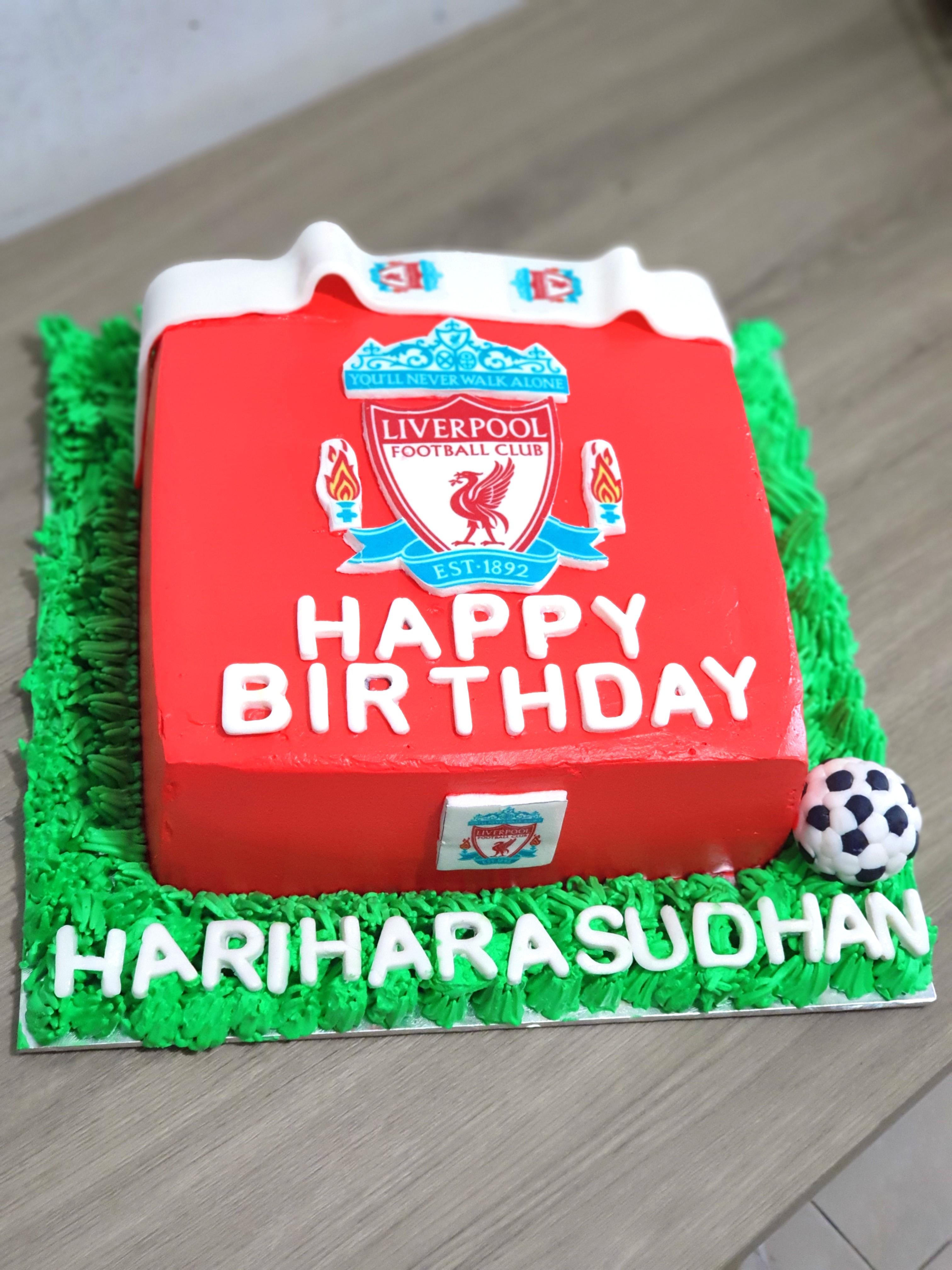 Order Liverpool Football Cakes Online