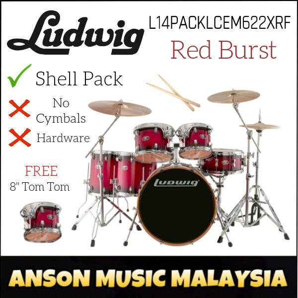 Ludwig evolution maple 7 piece sale