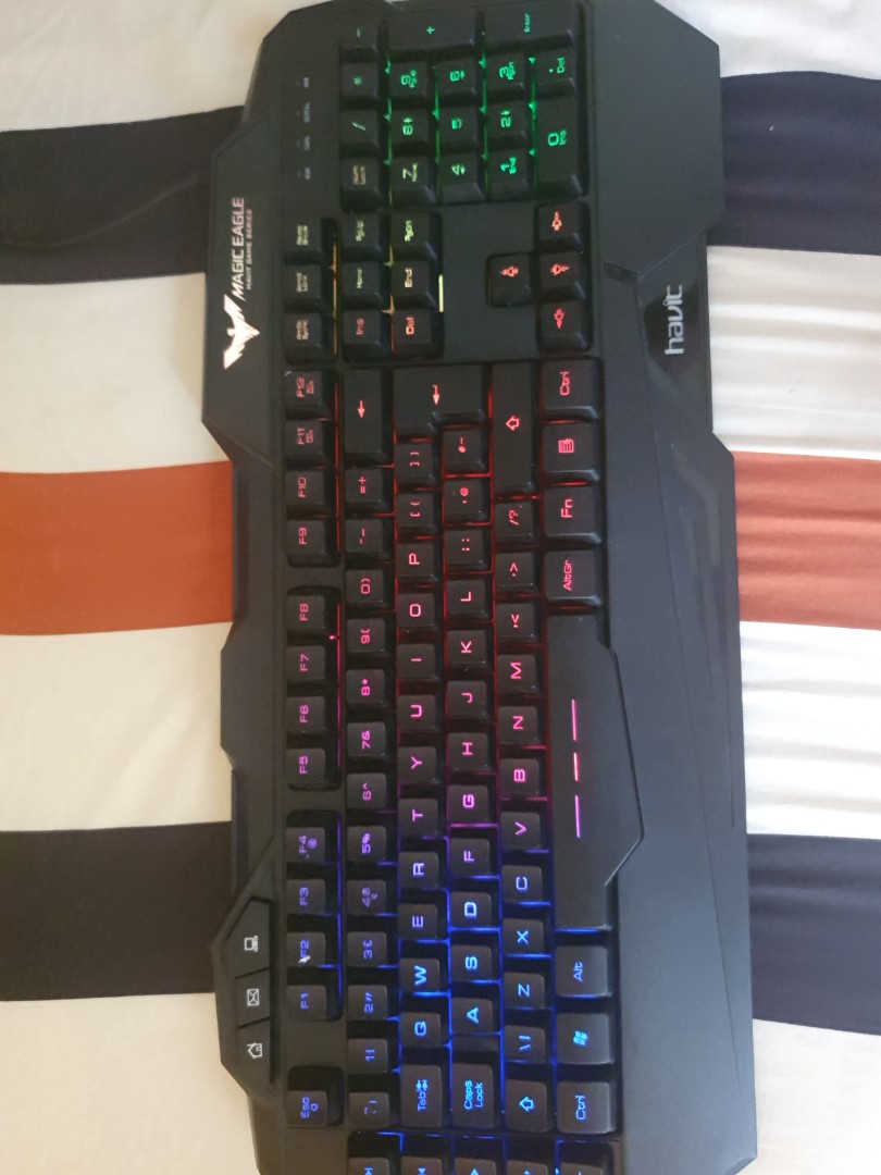 Magic Eagle Gaming RGB Keyboard, Computers & Tech, Parts & Accessories