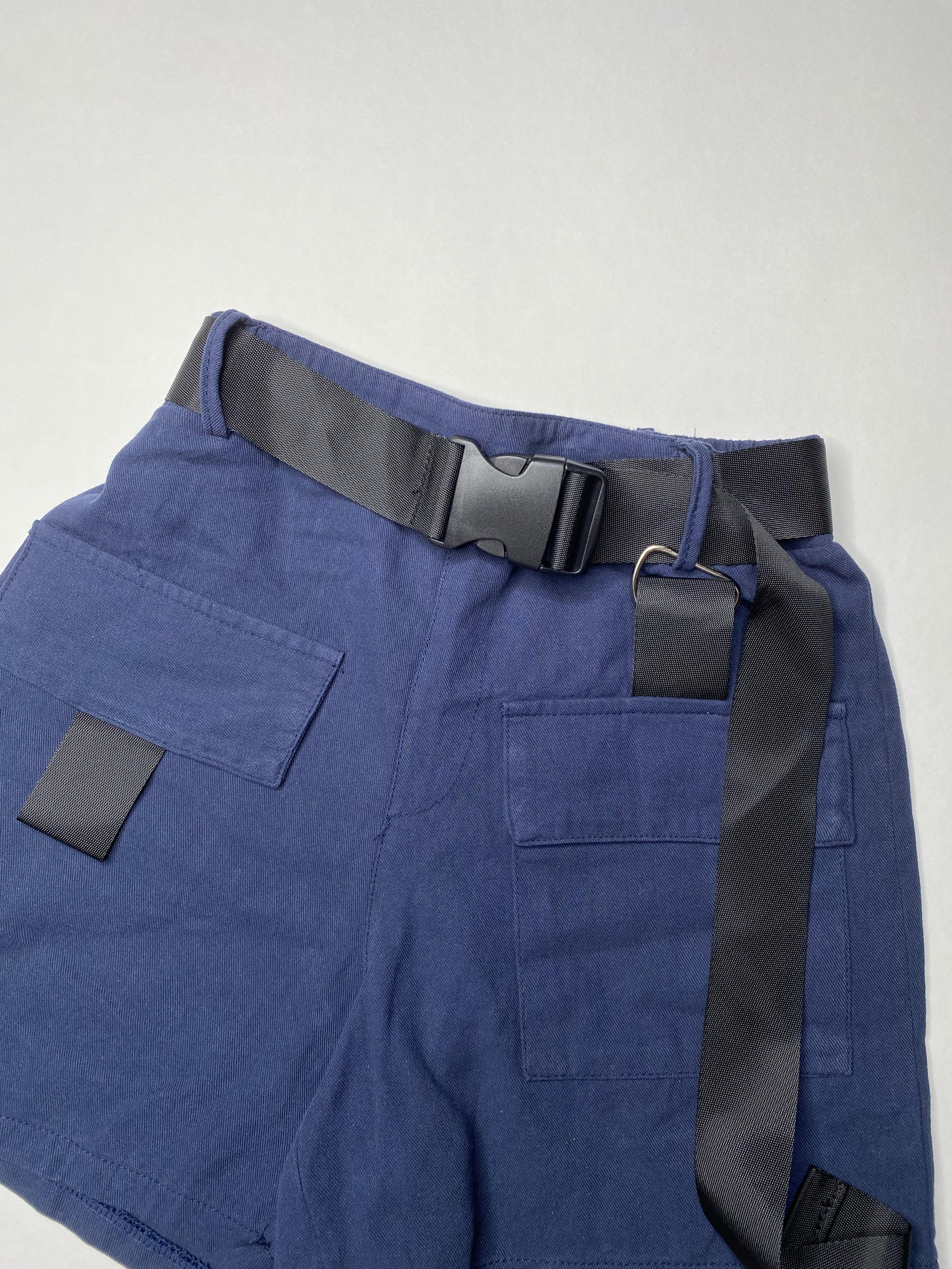 dark blue cargo pants womens