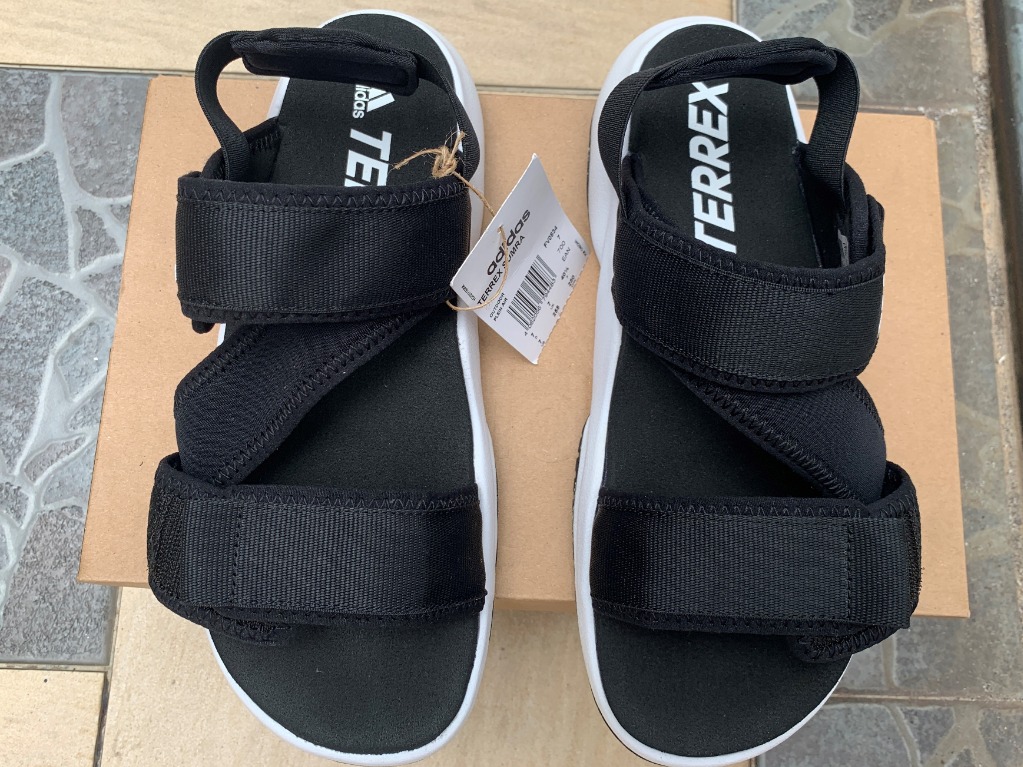 NEW Adidas HIKING Terrex Sumra Sandals Men Black UK 7