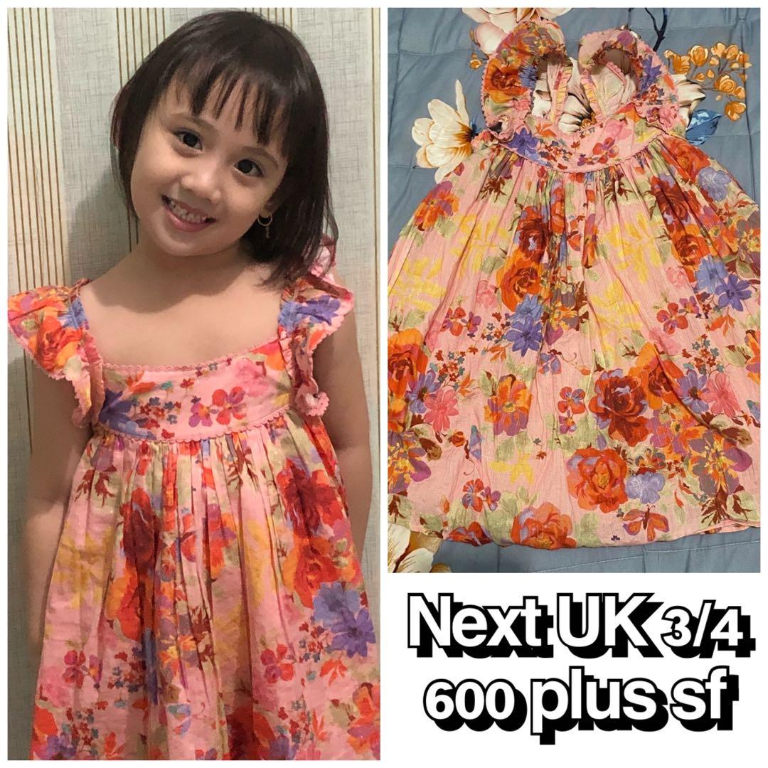 next girls pink dress