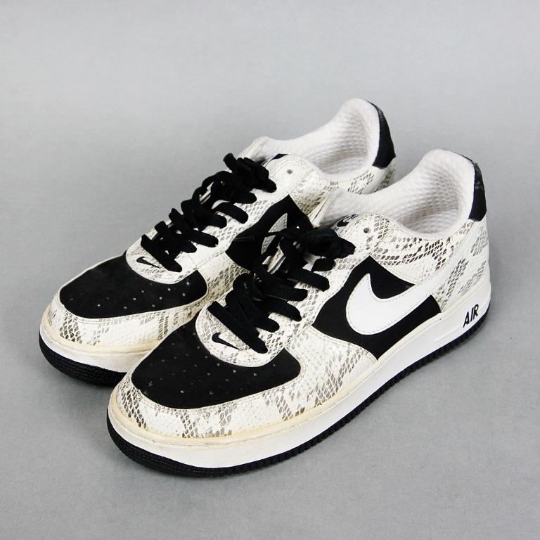 【工工】NIKE Air Force 1 Low Premium Cocoa 黑頭 白蛇 空軍1號低筒 冠希著用款