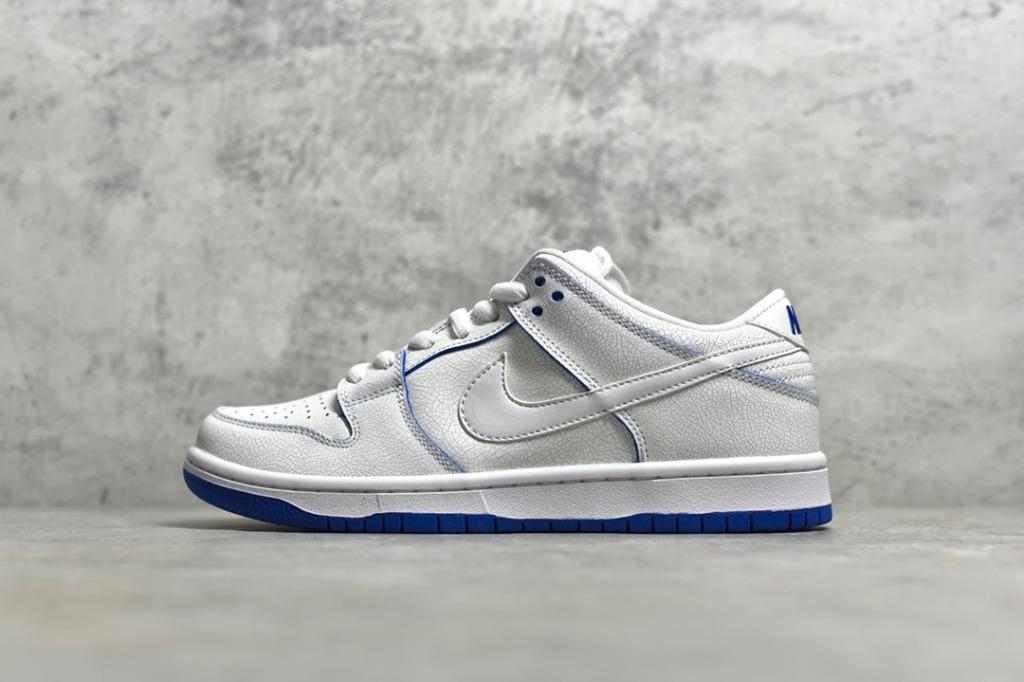 nike sb dunk low white game royal