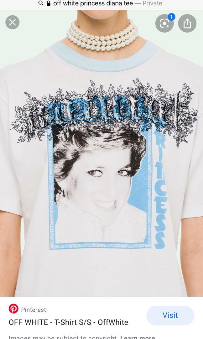 Off white diana t shirt clearance