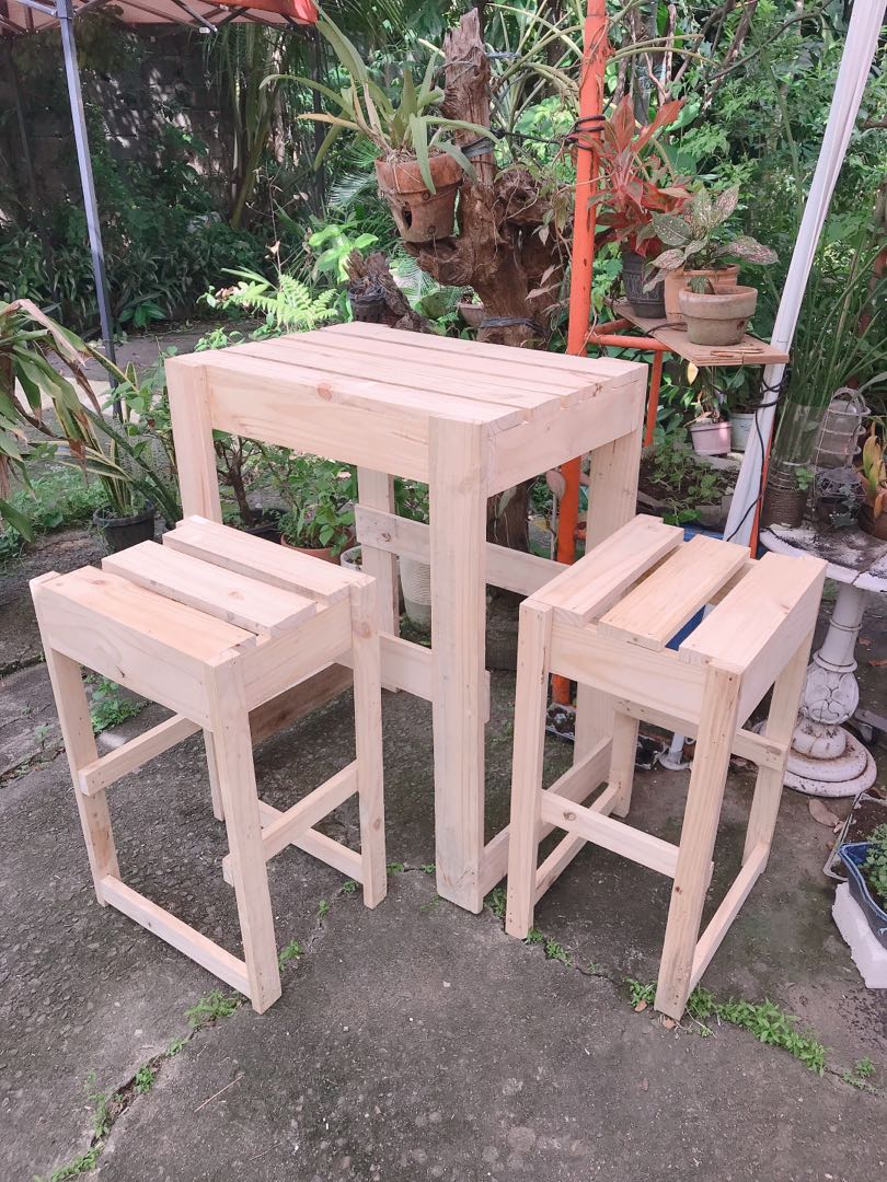 Palochina Table Chair Bar set made to order