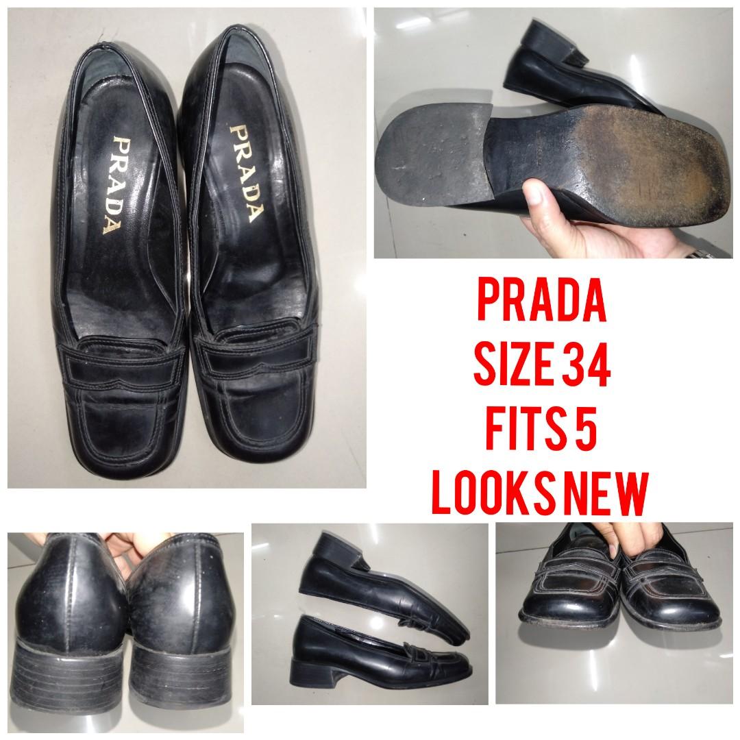 prada shoes size 1