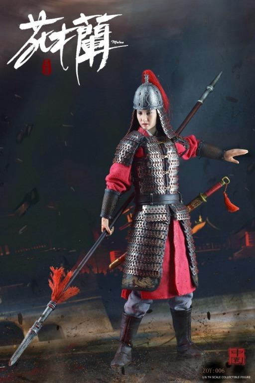 ZOY TOYS 1/6 将軍 花木蘭 DX ZOY006DX ホァ ムーラン Pre-order)ZOY TOYS中園ZOY006D 1/6 孝烈將軍—花木蘭豪華版