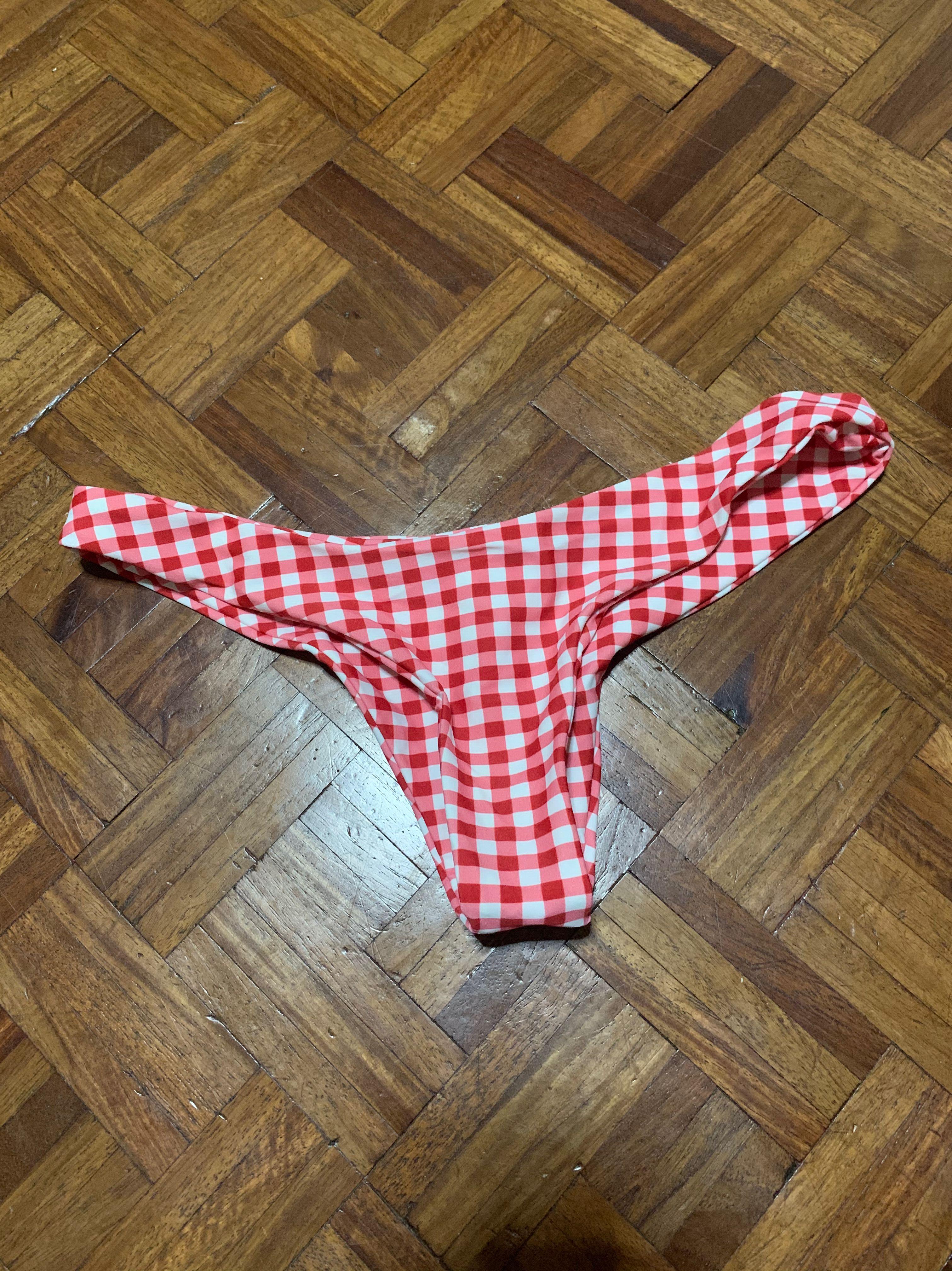 Red gingham bikini bottoms (Category: Other Bottoms) located in Makati City. Submitted by pclrecto (Listing ID 1033999311, Image 2). Description: .