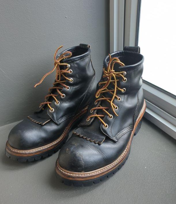 Red wing boots logger lineman on sale