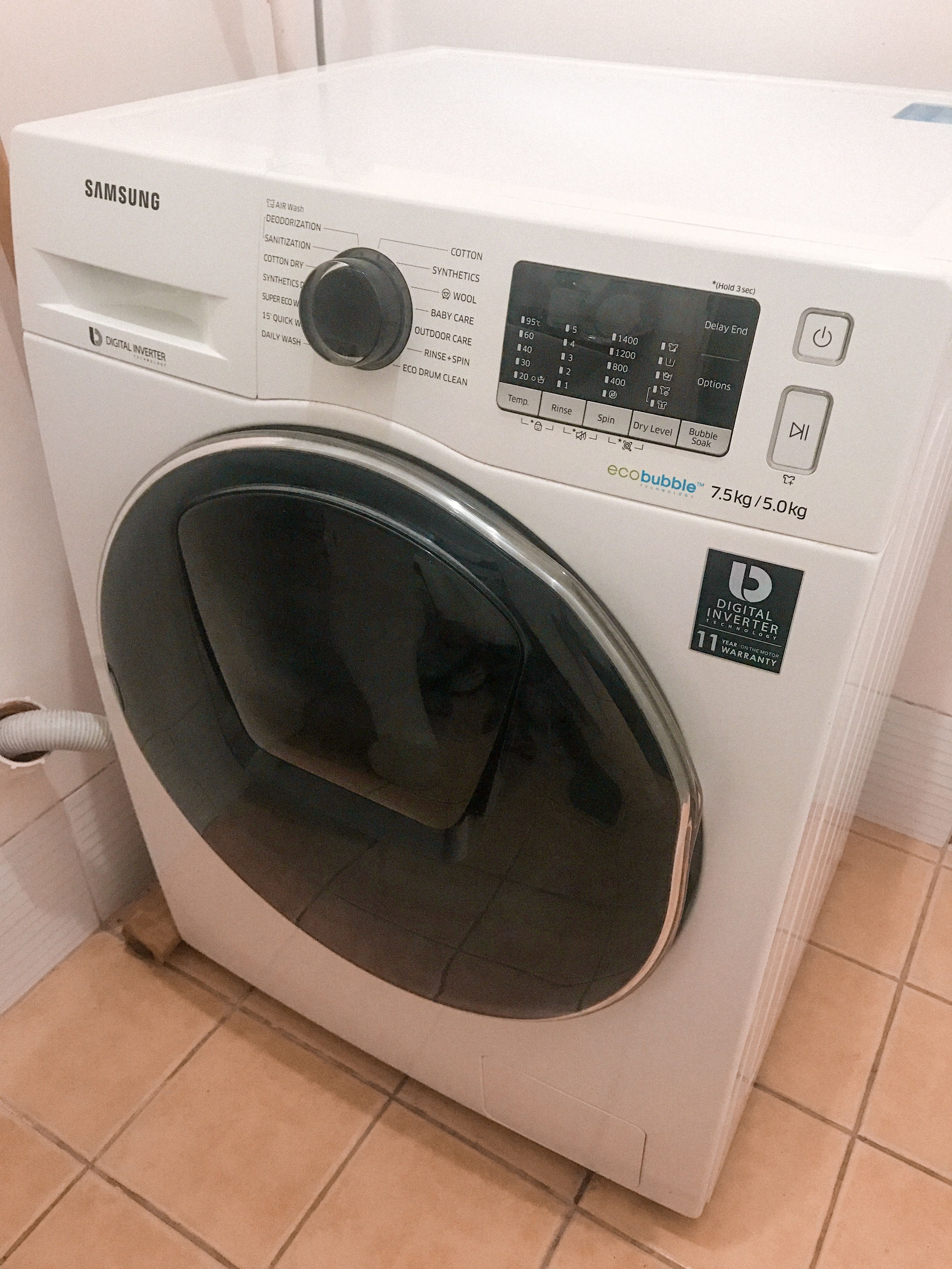 Samsung 7.5 washer on sale dryer combo