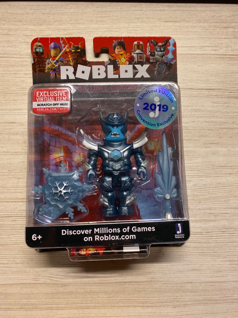 Roblox Sdcc 2019 Frostbite General Chance Of Deadly Dark Dominus Toys Games Others On Carousell - comic con roblox dominus