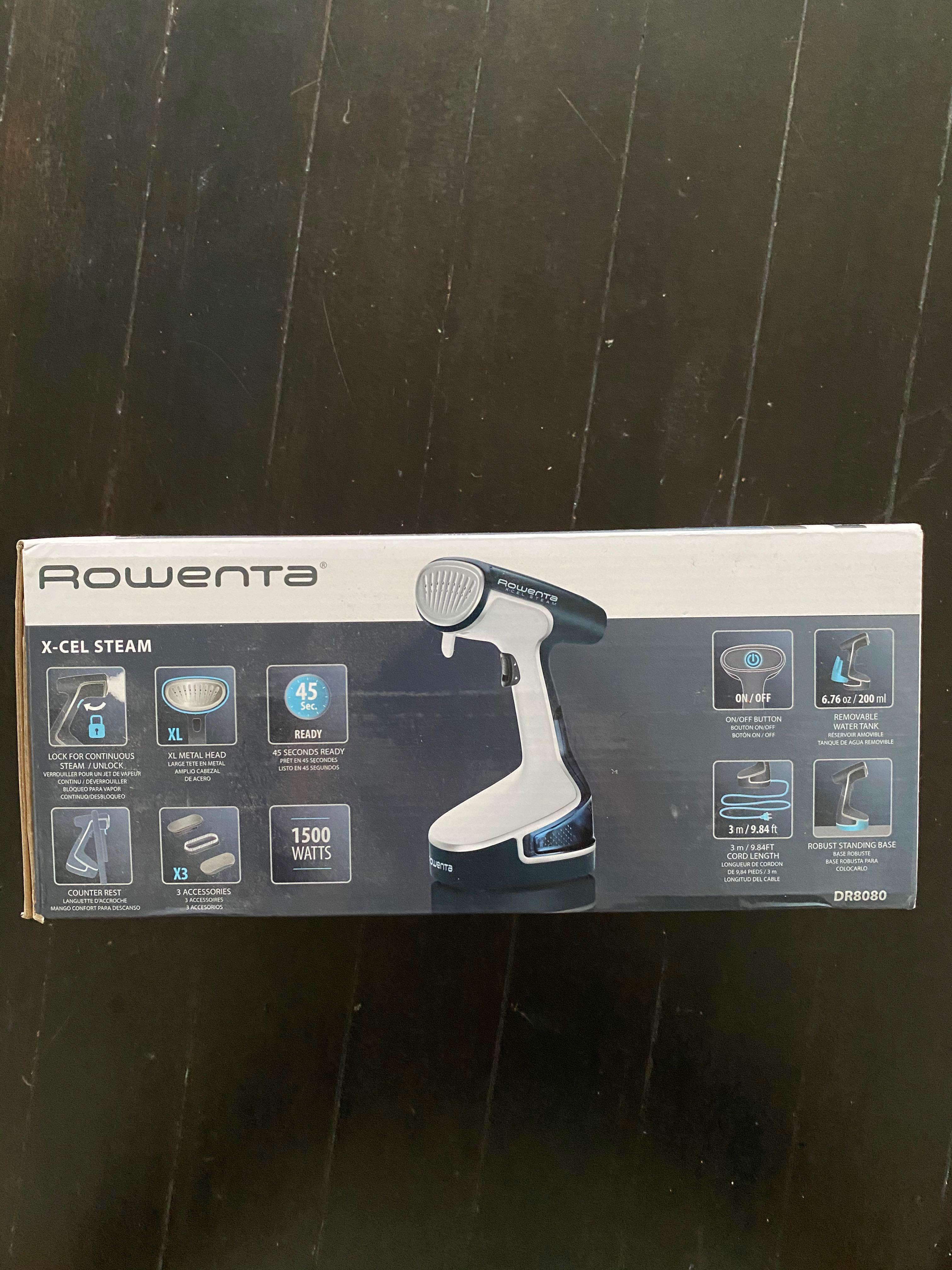 how to use the rowenta handheld steamer
