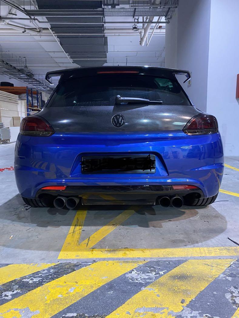 Scirocco r top rear bumper