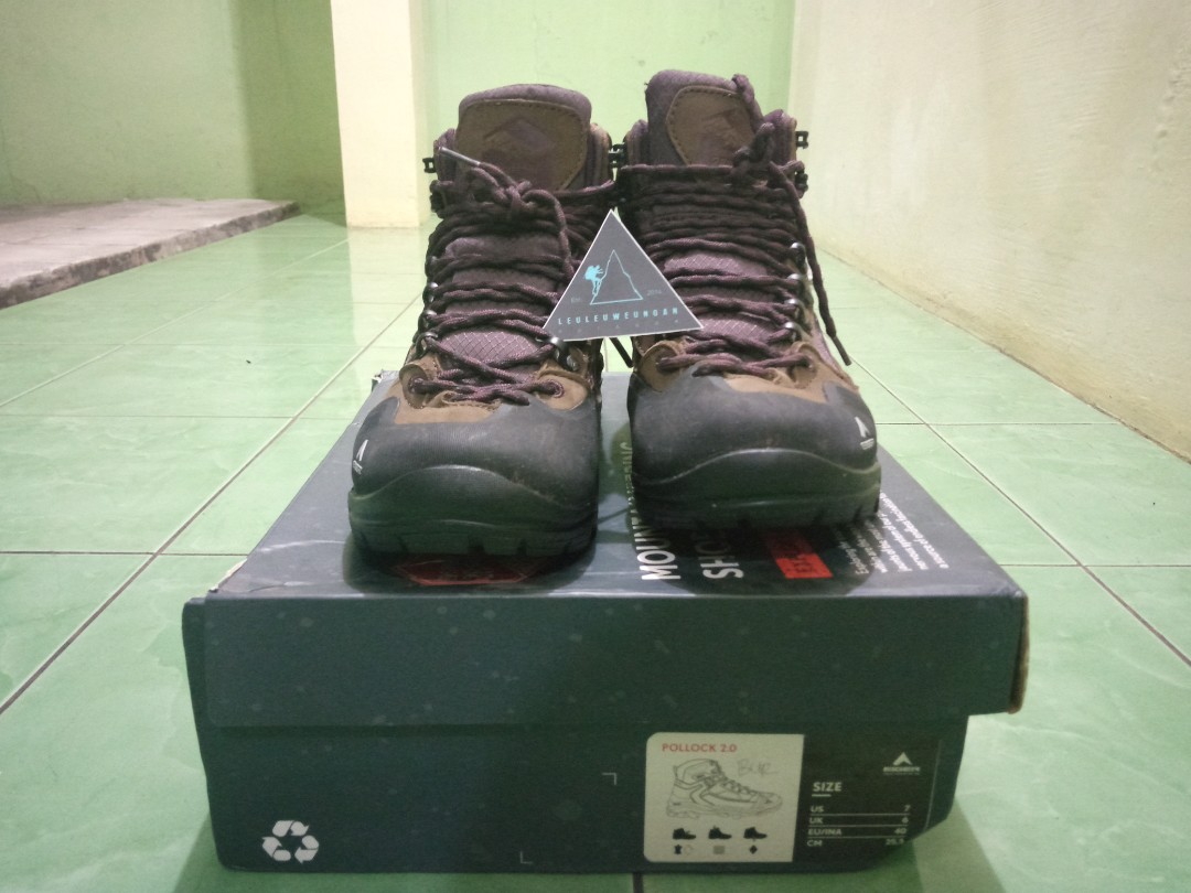 Sepatu Hiking Eiger Pollock 2.0 Burgundy (Limited Edition) Original
