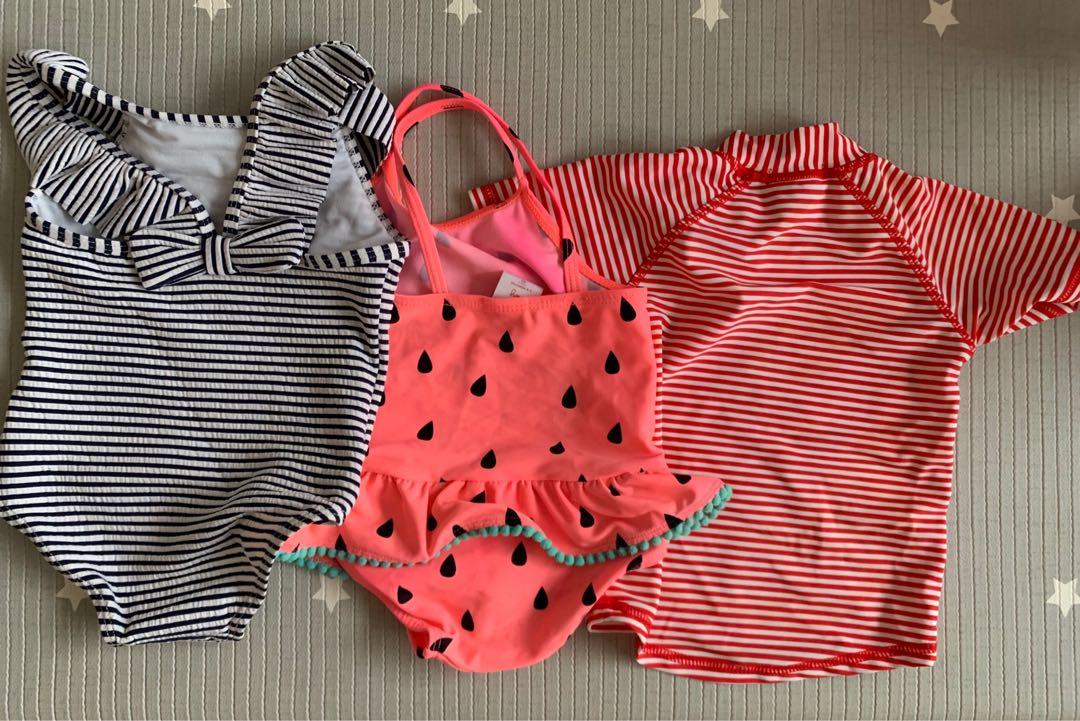 Set of 3 Baby Swimwear (Seed Heritage & Plum Australia), Babies & Kids, Babies & Kids Fashion on
