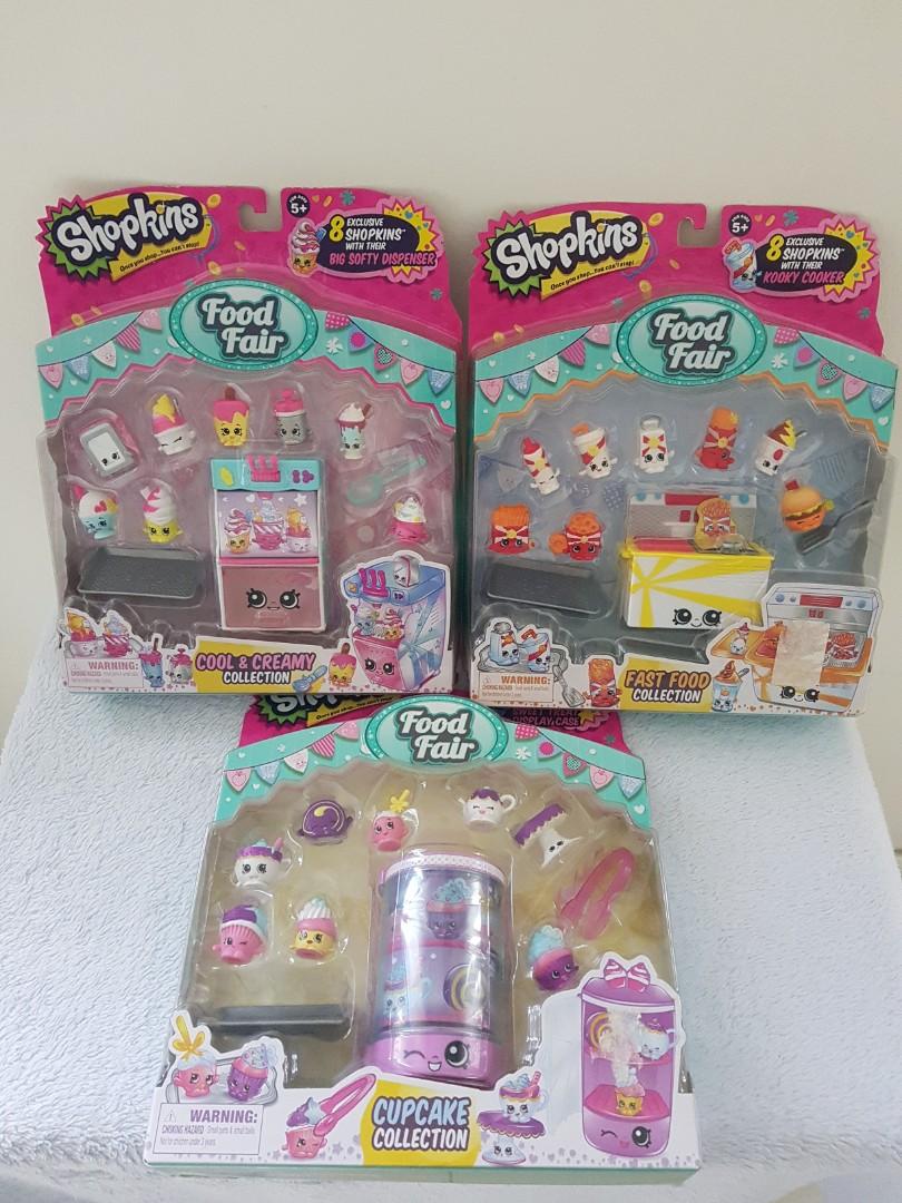 Shopkins fast food sales