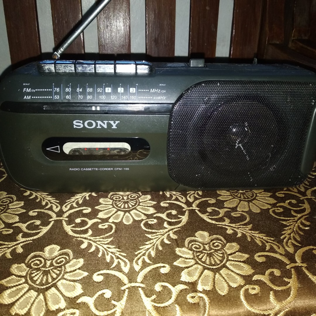 Sony Radio Cassette Corder CFM 155, Audio, Portable Music Players 