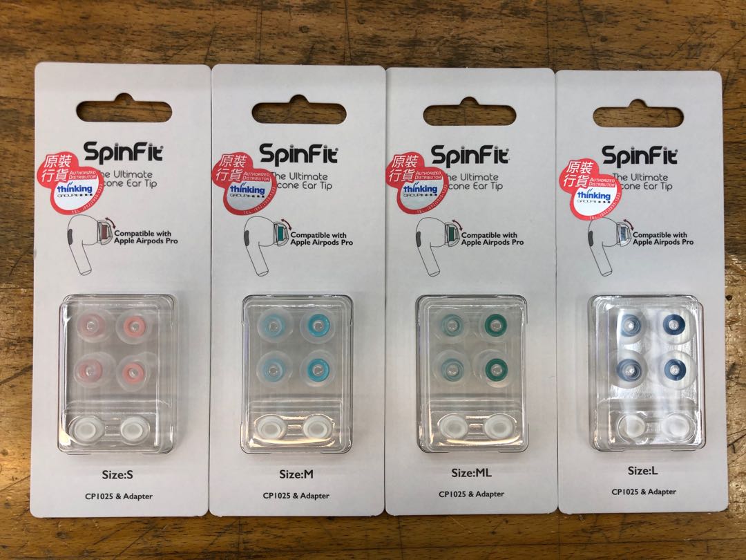 SpinFit airpods pro 耳膠CP1025 (2 Pairs), 音響器材, 耳機- Carousell