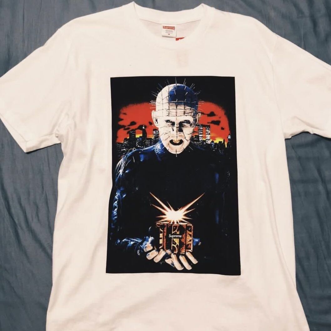 supreme hellraiser tee white