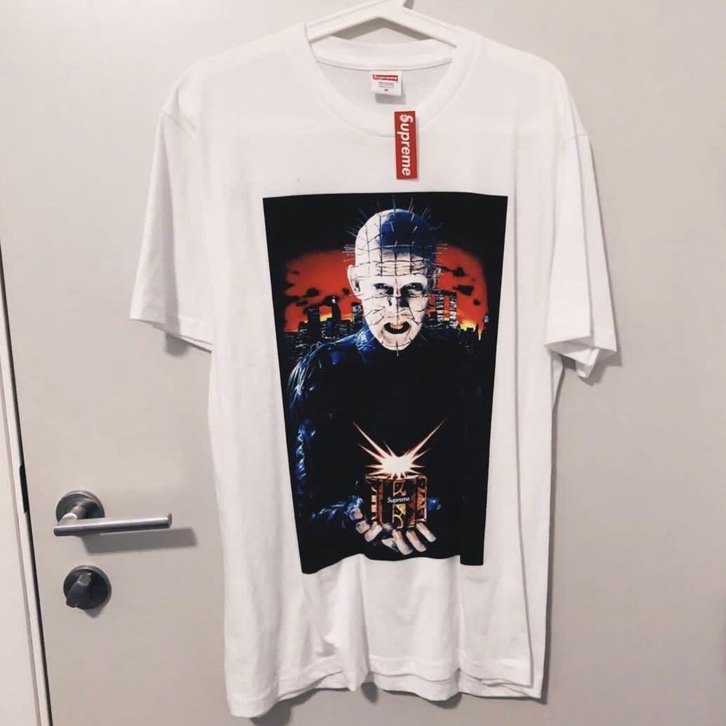 supreme x hellraiser ss18 tee, Men's 