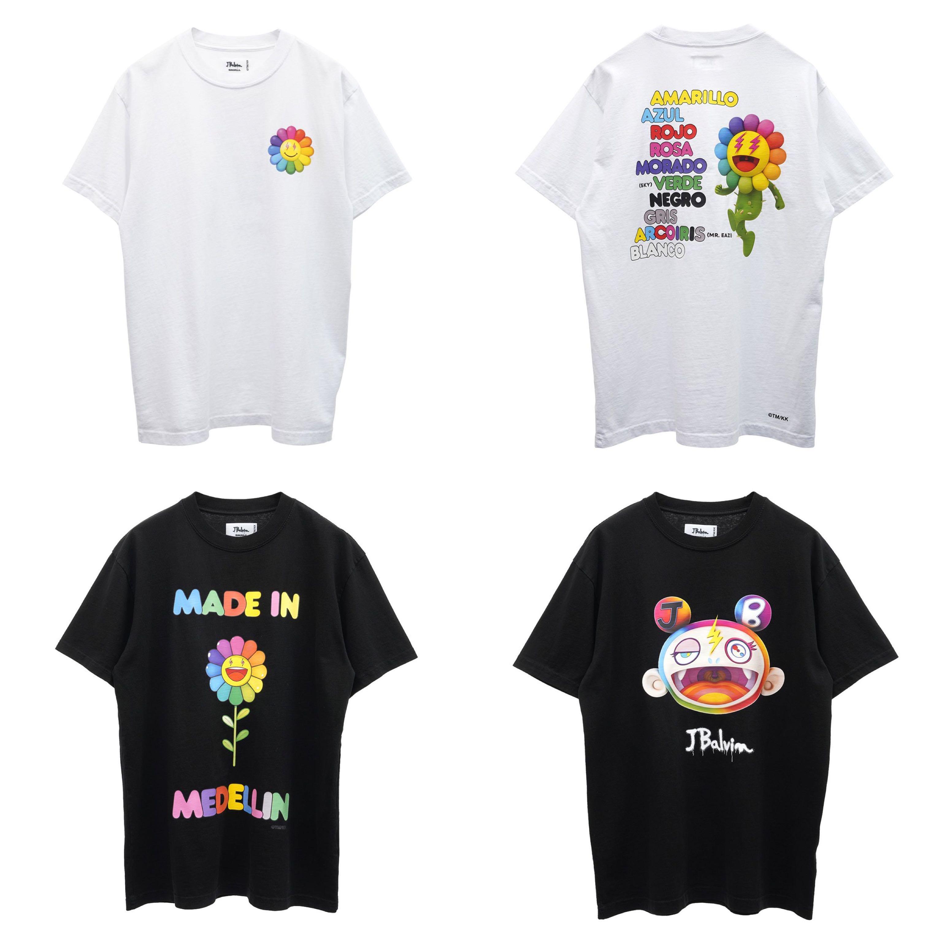 Takashi Murakami X J Balvin Tee Men S Fashion Clothes Tops On Carousell J balvin morado takashi murakami script tee. sgd