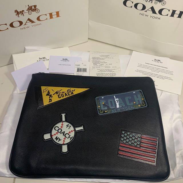 Coach new hotsell york clutch