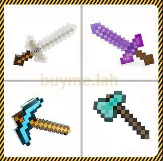 Minecraft Sword And Sword Toys Games Carousell Singapore