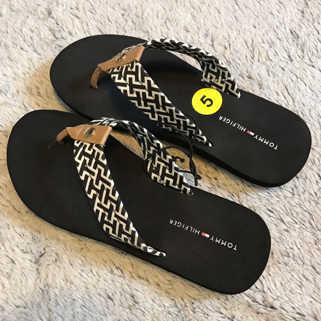 Womens tommy on sale hilfiger slippers