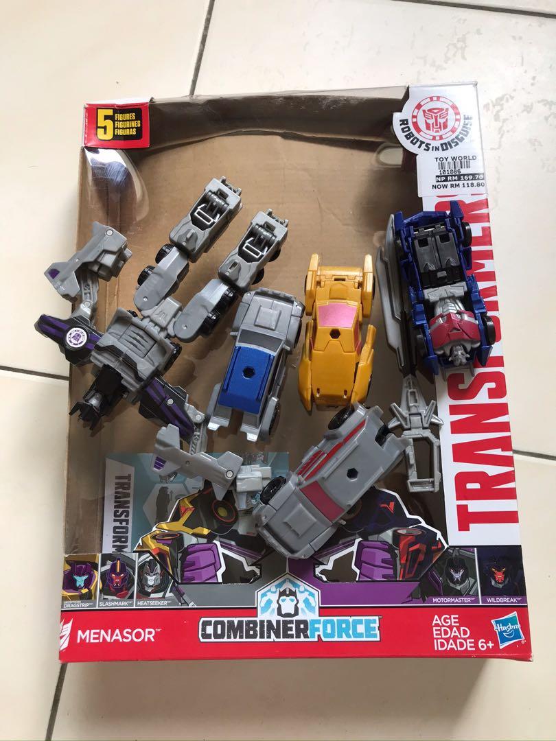 Transformers robots in disguise menasor toy deals