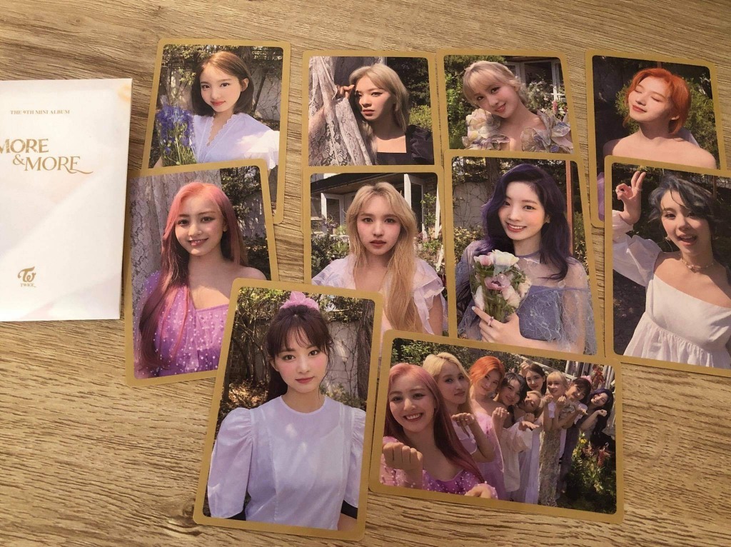 Twice More More Pob Photocards C Version Hobbies Toys Memorabilia Collectibles K Wave On Carousell