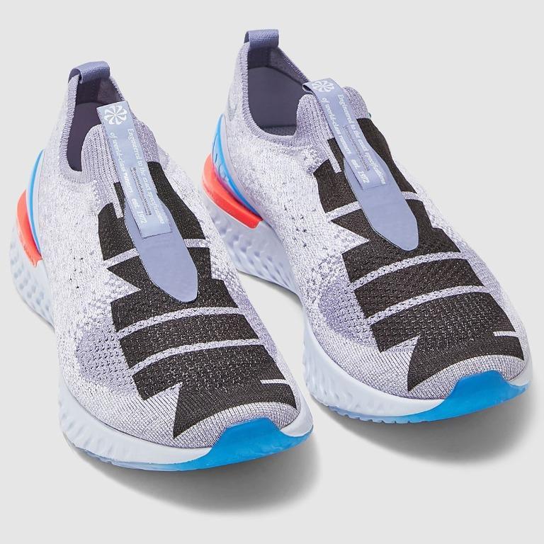 Epic phantom react flyknit indigo fog/black/ghost/stellar indigo sales